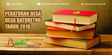 Produk Hukum Desa Baturetno Tahun 2018